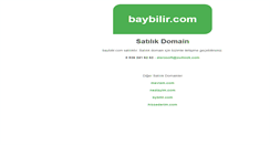 Desktop Screenshot of baybilir.com